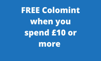FREE COLOMINT WHEN YOU SPEND £10 OR MORE FREE COLOMINT WHEN YOU SPEND £10 OR MORE